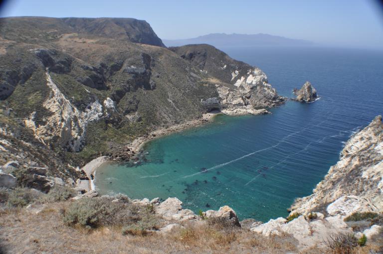 santa cruz island view